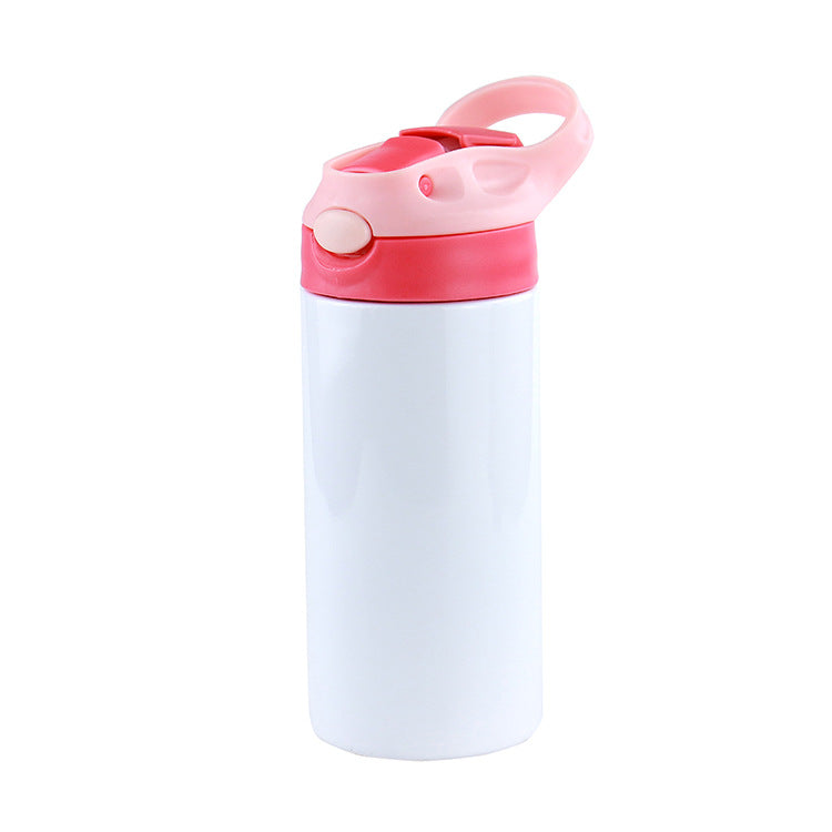 12 Oz Sublimation Blank Water Bottle Stainless Steel Double Walled Pop Top  Kids Bottle With Rubber Bottom - Buy 12 Oz Sublimation Blank Water Bottle  Stainless Steel Double Walled Pop Top Kids