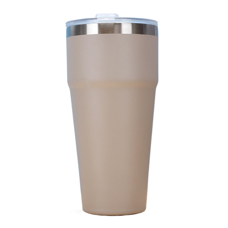 26 OZ Stainless Steel Tumbler STACKABLE CUP WITH STRAW LID – JOOYO DRINKWARE